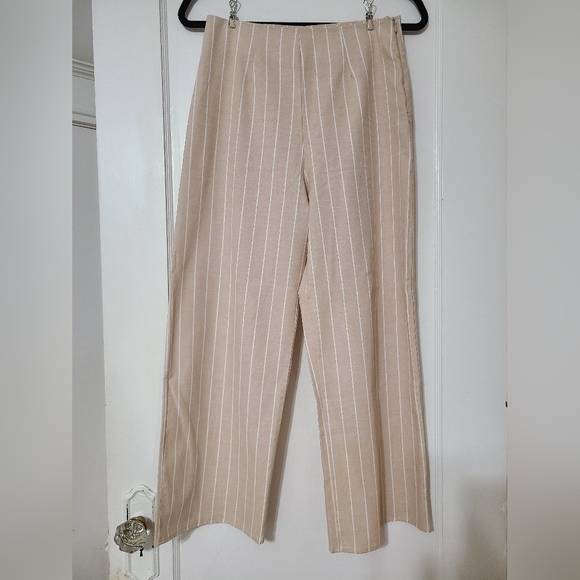 Leith Linen High Waist Culottes & Crop Top Set - Picture 4 of 16